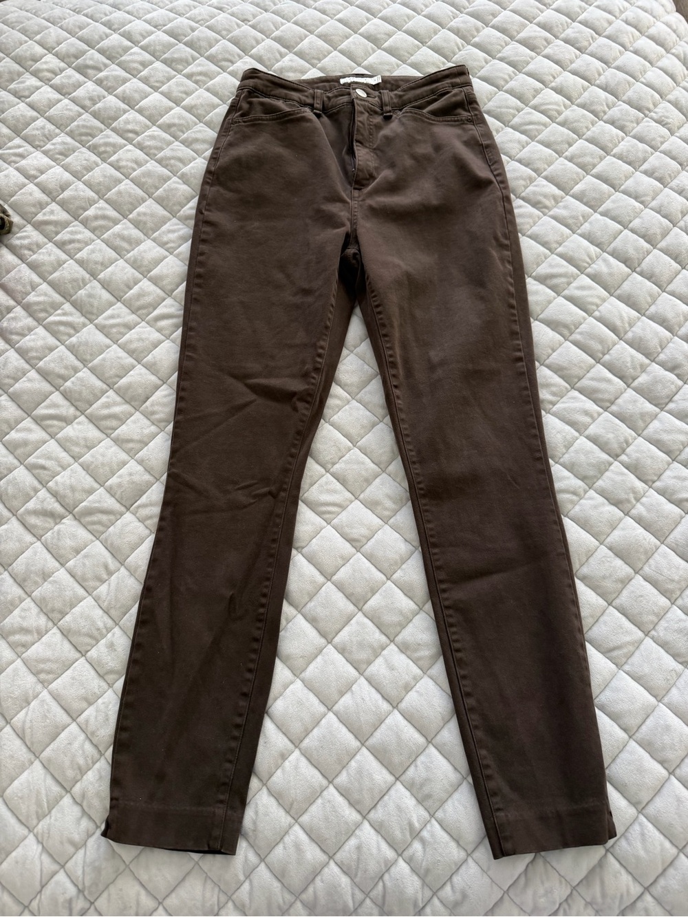 Peter Millar Women's Dark Brown Straight-Leg Jeans
